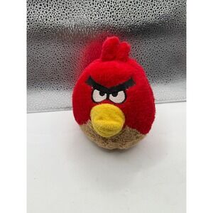 Angry Birds Red Bird Plush Toy Small Stuffed Animal Cuddly Character Collectible